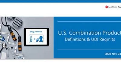 When is UDI required for drug-device combination products?