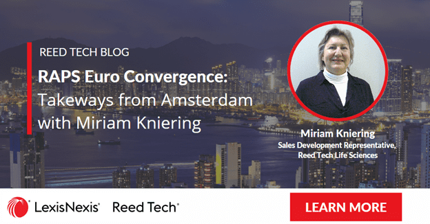 Reed Tech Takeaways from RAPS Euro Convergence